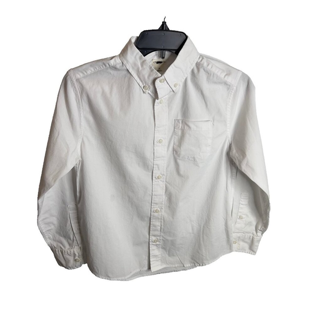 J. Crew Boys' White Button-Down Shirt